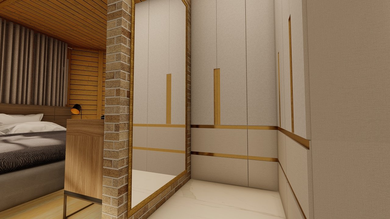 Casa de Madeira Prefabricada closet