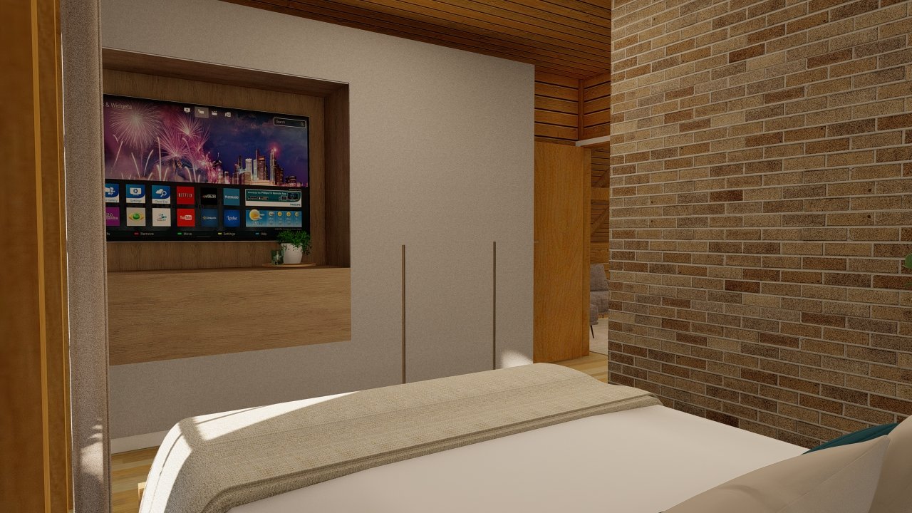 Casa de Madeira Prefabricada dormitoiro suite