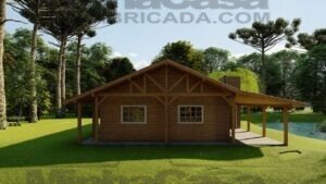 MINHA CASA PRE FABICADA FACHADA ESQUERDA