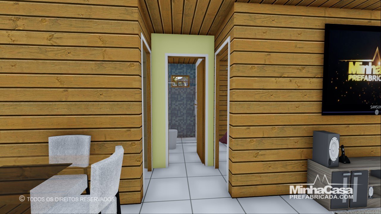 Minha casa pré fabricada modelo Pop 3.0-77,85M² 10