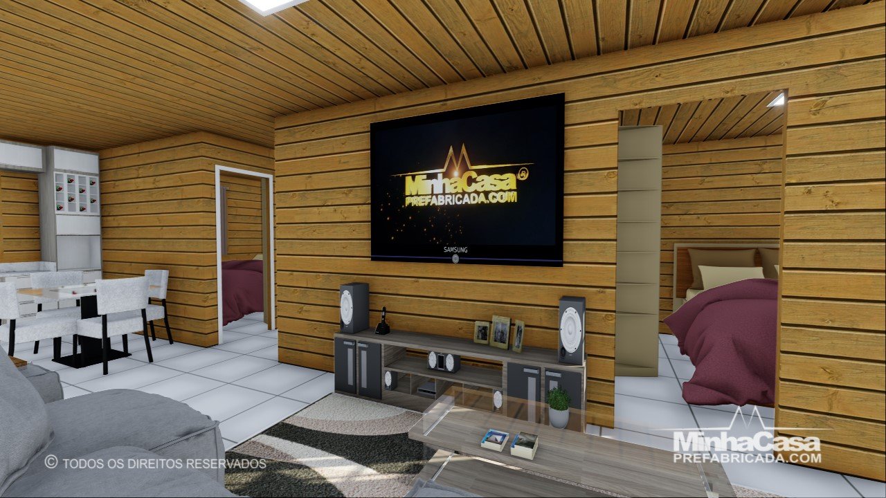 Minha casa pré fabricada modelo Pop 3.0-77,85M² 13