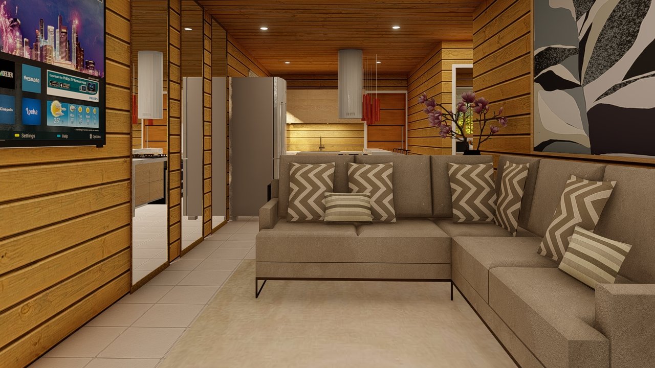 Kit casa econômica com garagem e 3 quartos Kit casa econômica com garagem e 3 quartos