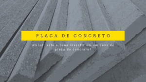 casas de placa de concreto