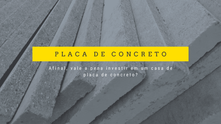 casas de placa de concreto