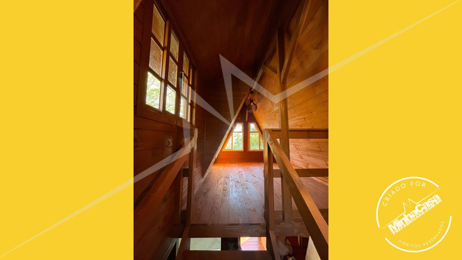 Mezanino – Modelo real – Pousada Pop 1-3 Mezanino em fase de acabamento – Pousada Pop 1-3