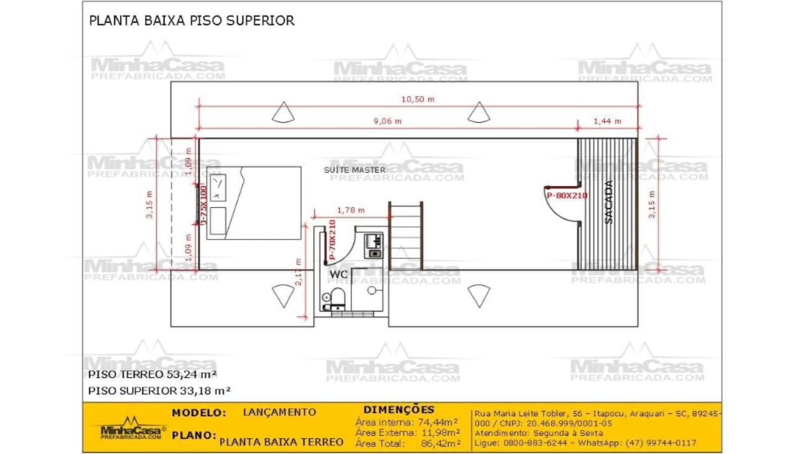 Projeto funcional para chalé pequeno Projeto funcional para chalé pequeno