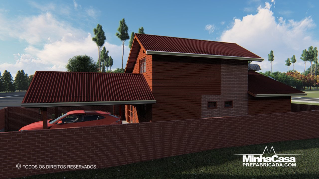 Modelo PD 2.0: suíte privativa + espaço gourmet na cozinha Modelo PD 2.0: suíte privativa + espaço gourmet na cozinha