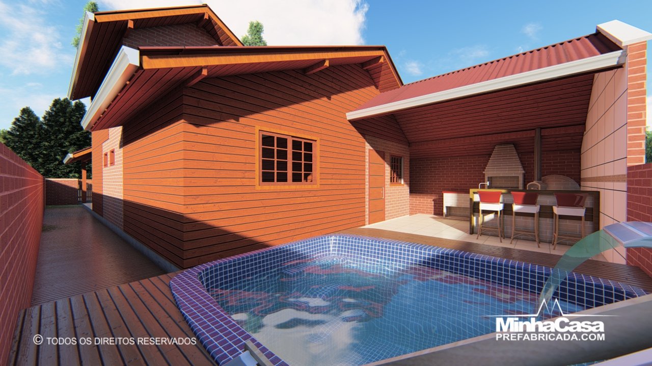 Casa de dois andares com garagem coberta e quintal espaçoso Casa de dois andares com garagem coberta e quintal espaçoso