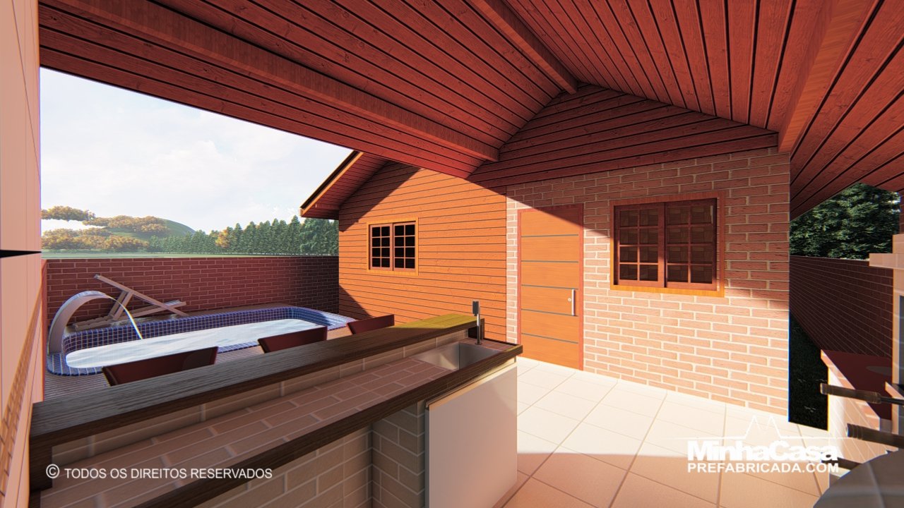 Casa pré-fabricada para quem busca espaço e luxo acessível Casa pré-fabricada para quem busca espaço e luxo acessível