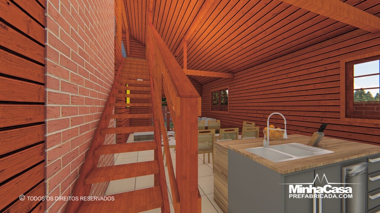 Casa modular com mezanino: ideal para família ou investimento Casa modular com mezanino: ideal para família ou investimento