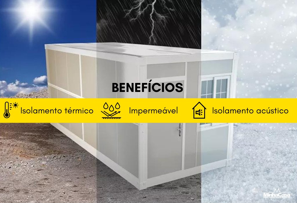 Benefícios de uma casa pré fabricada container dobravel