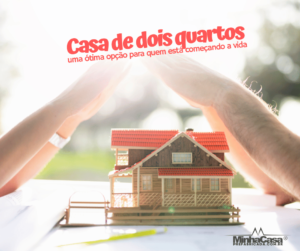casa de dois quartos uma ótima opção para quem está começando a vida
