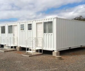 Casa container dobrável para obra