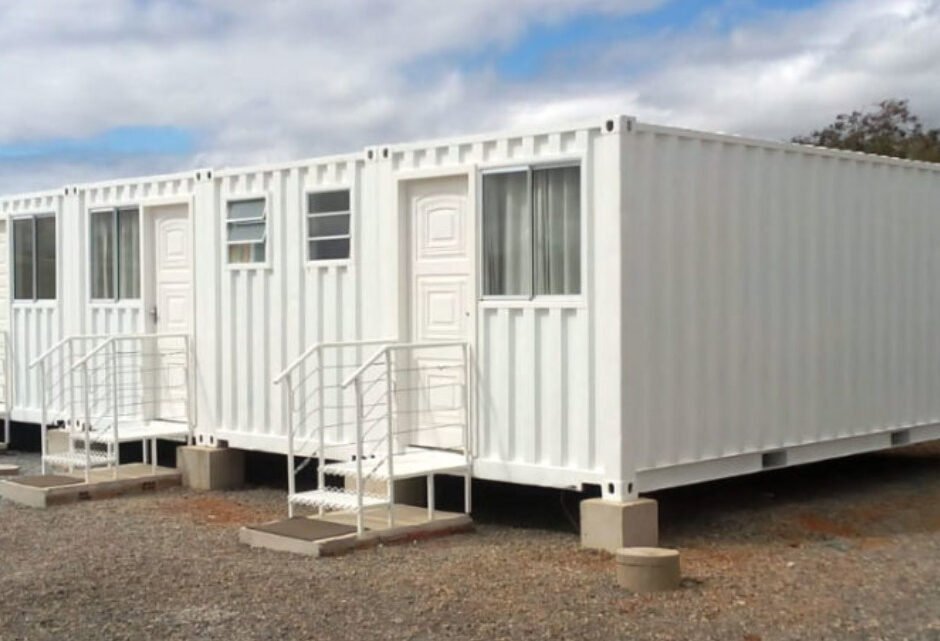 Casa container dobrável para obra