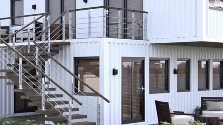 Casa contêiner dobrável para o escritório