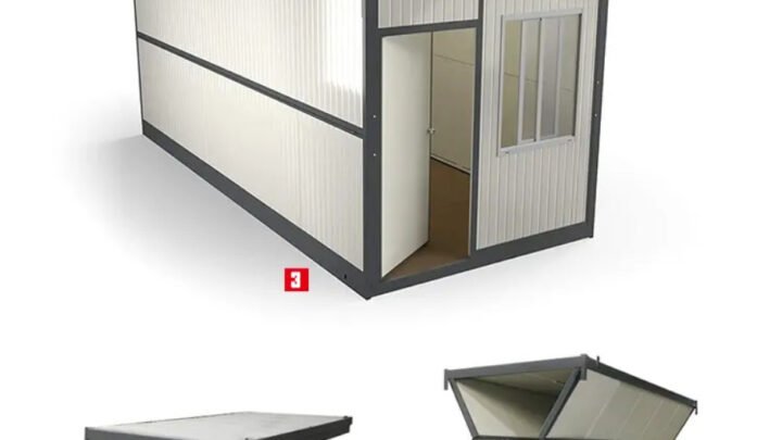 Container dobrável, a solução compacta que expande possibilidades arquitetônicas.