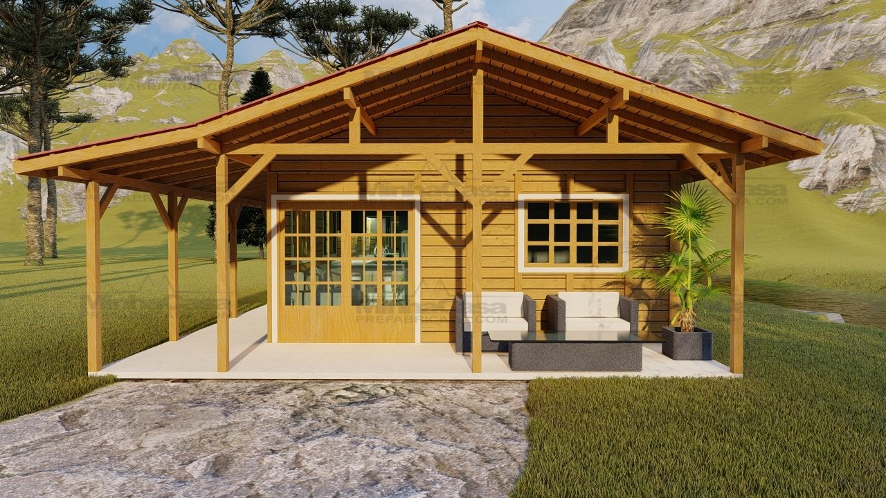 casas feitas de madeira frente casas feitas de madeira frente