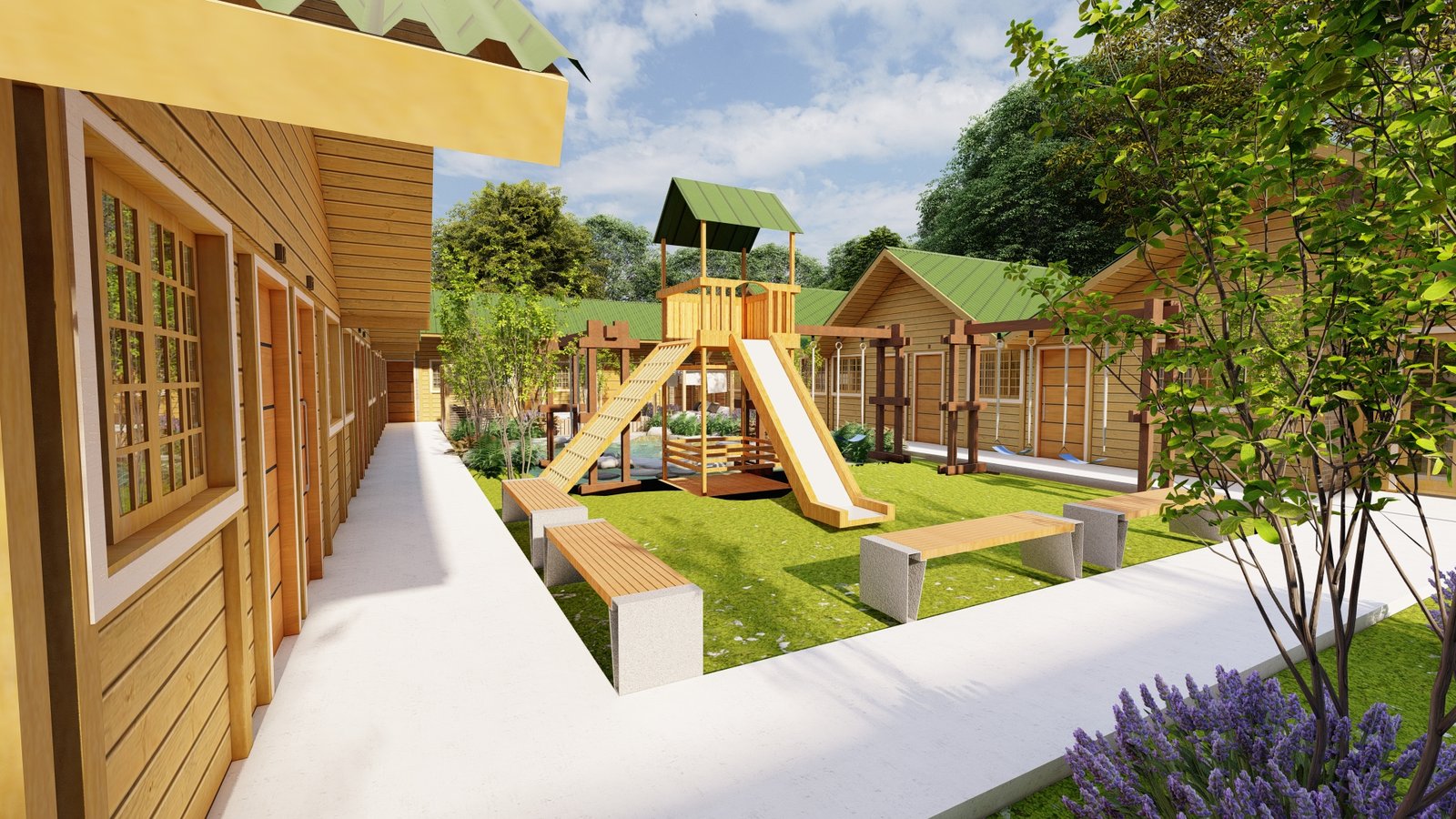 Casa prefabricada pousada exterior