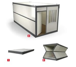 Container dobrável, a revolução que expande possibilidades com praticidade e versatilidade.