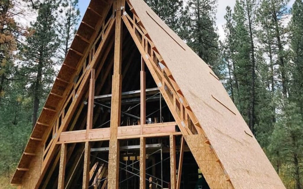 O chalé, um abrigo de sonhos onde a tranquilidade se encontra.