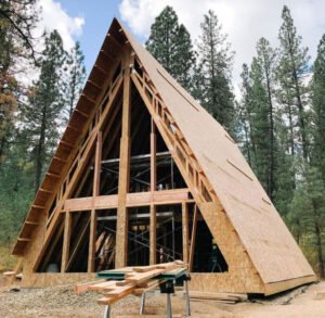 O chalé, um abrigo de sonhos onde a tranquilidade se encontra.