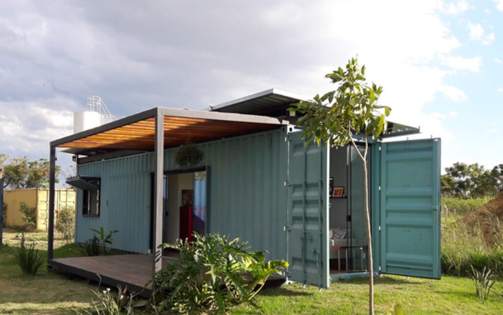 O container dobrável, inovação que transforma espaços e inspira possibilidades.