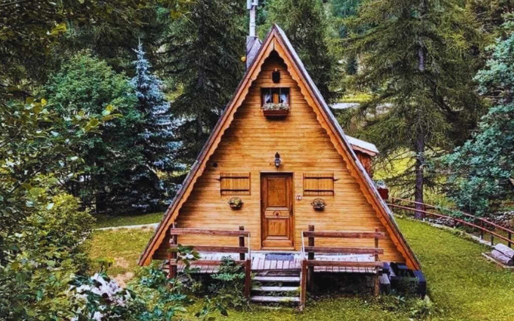 O chalé, um refúgio encantador para viver momentos de tranquilidade.