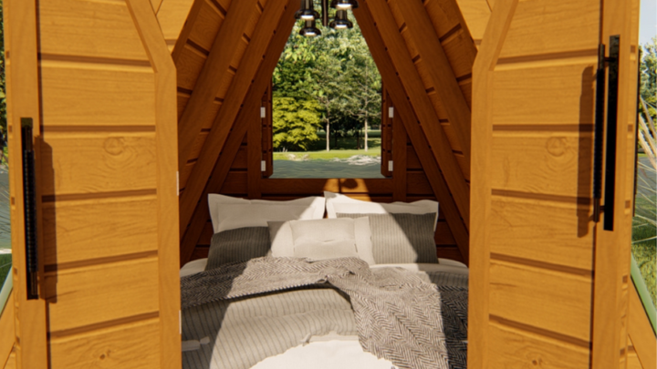 Mini chalés, o encanto compacto que proporciona refúgio e serenidade