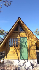 Os mini chalés, um mundo de encanto em dimensões reduzidas.