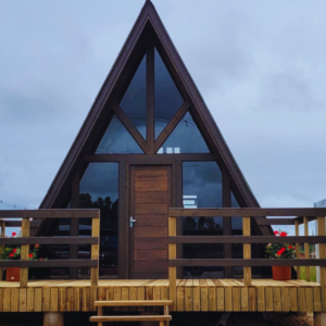 Os chalés A-frame, a simplicidade que encanta e acalma a alma.