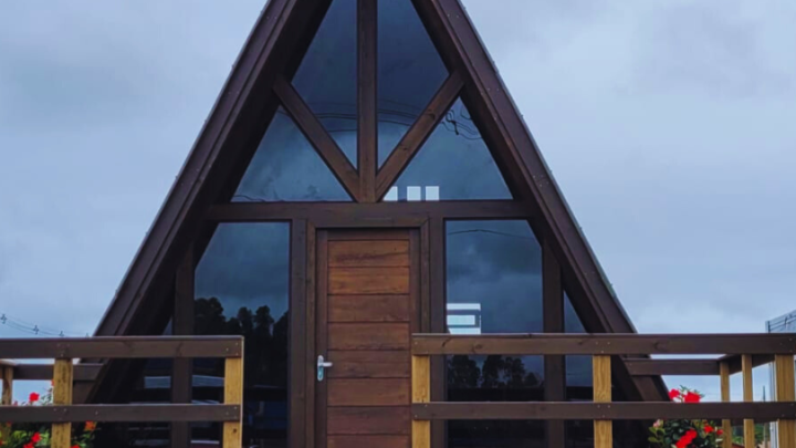 Os chalés A-frame, a simplicidade que encanta e acalma a alma.