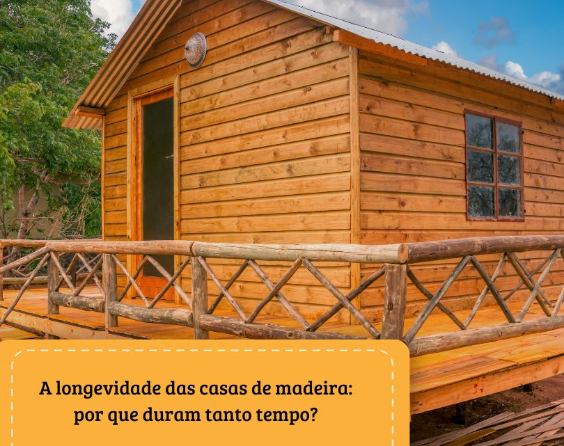 A casa de madeira, um lar que ecoa amor e paz.