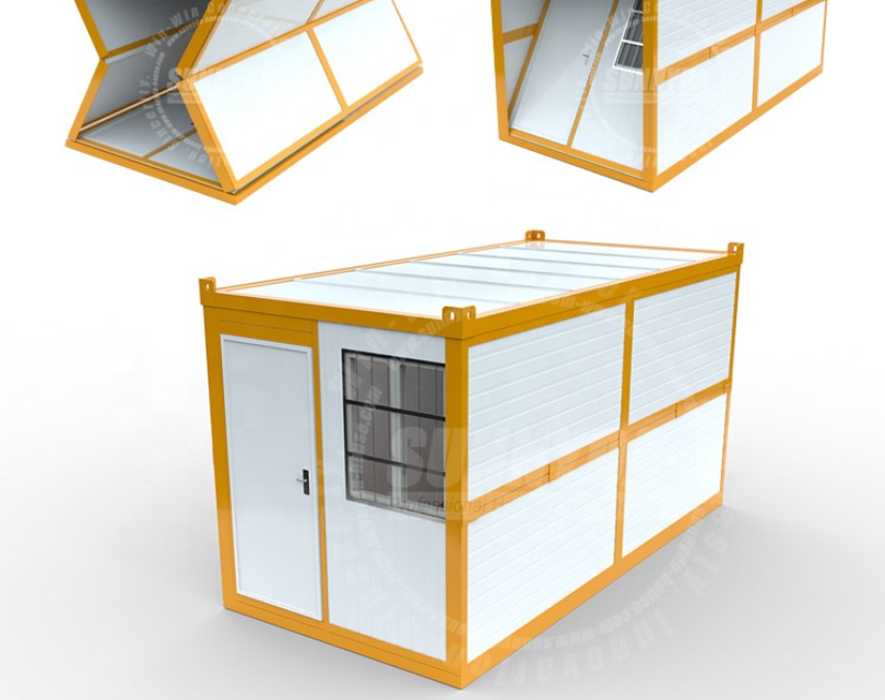 O container dobrável, inovação que transforma espaços e inspira possibilidades.