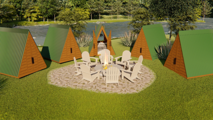 Chalé camping, a aventura que une conforto e natureza selvagem.