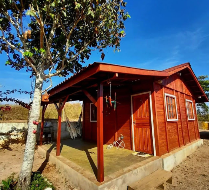 Casa pré-fabricada de madeira, um refúgio na natureza