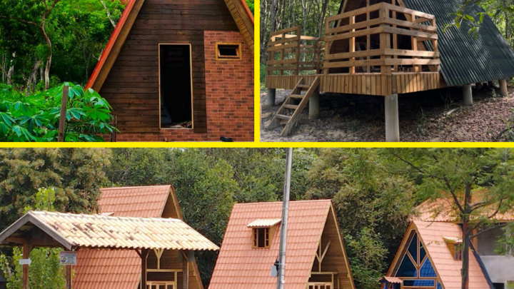 Chalé pré-fabricado, aconchego instantâneo que encanta com praticidade e beleza.