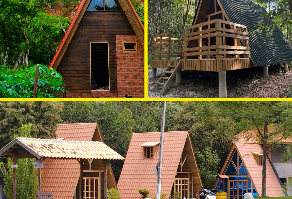 Chalé pré-fabricado, aconchego instantâneo que encanta com praticidade e beleza.