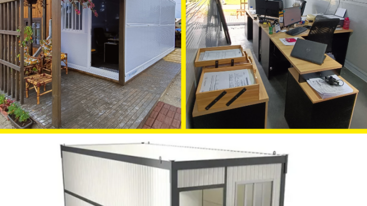 Container dobrável, a solução compacta que expande possibilidades com eficiência e estilo.