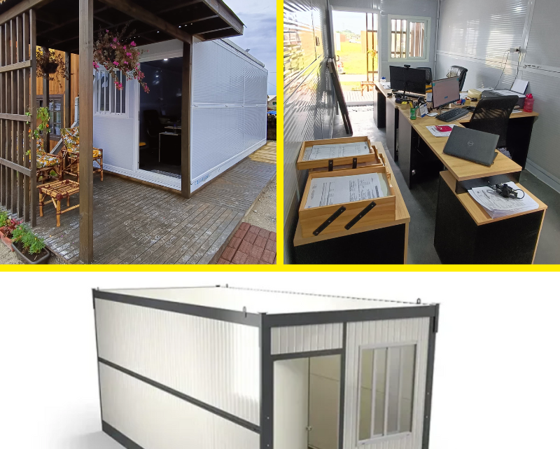 Container dobrável, a solução compacta que expande possibilidades com eficiência e estilo.