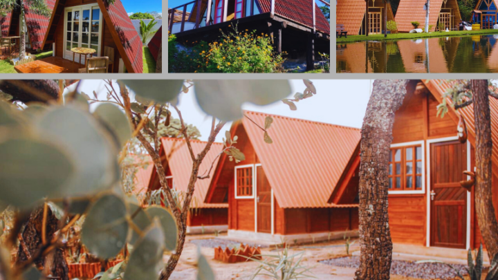 Chalé de madeira, o refúgio encantador que abraça com serenidade e beleza.