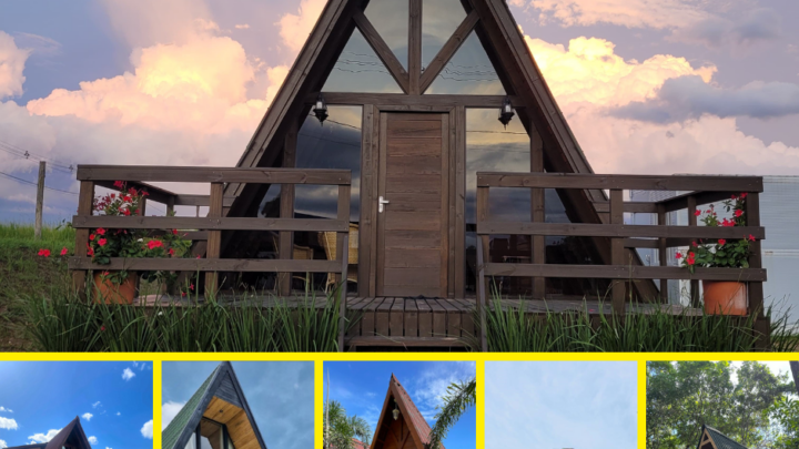 Chalé pré-fabricado, o refúgio encantador que se materializa em instantes.