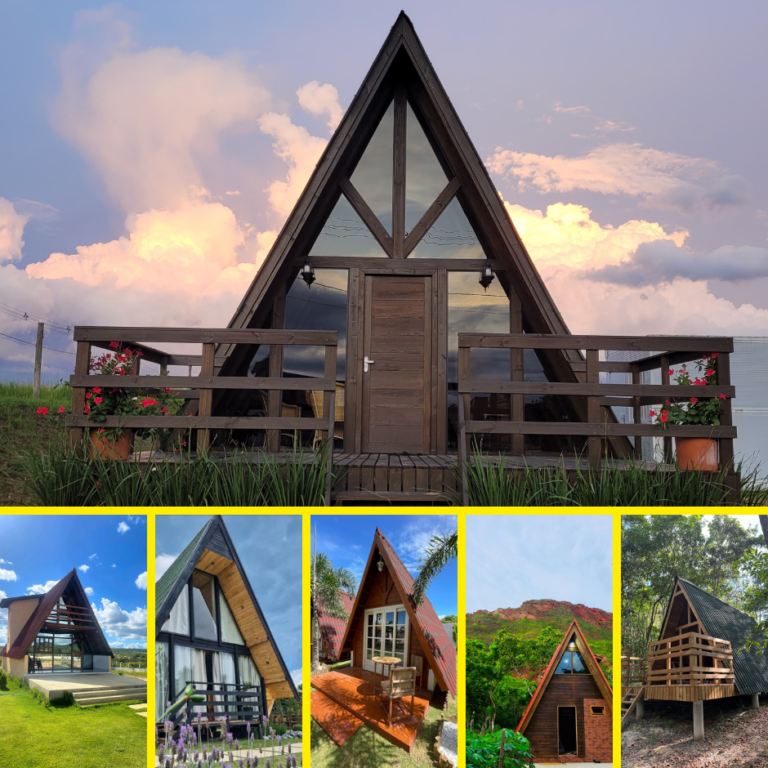 Chalé pré-fabricado, o refúgio encantador que se materializa em instantes.