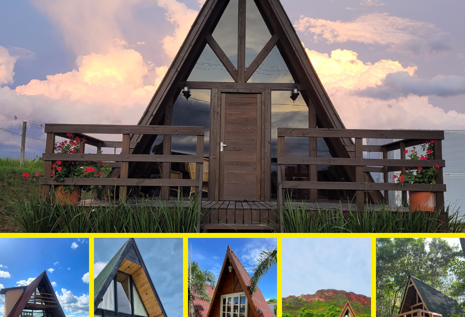 Chalé pré-fabricado, o refúgio encantador que se materializa em instantes.