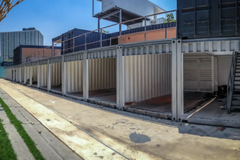 Casa container em construção