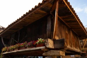 Casa de madeira estilo rústico