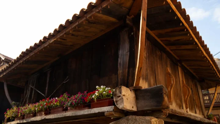 Casa de madeira estilo rústico