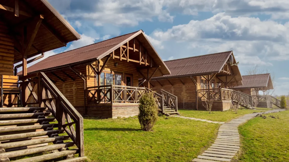 Casa de campo de madeira