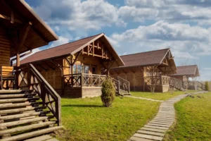 Casa de campo de madeira