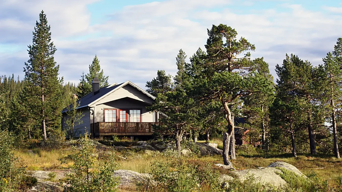 Casa rústica de madeira
