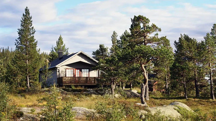 Casa rústica de madeira